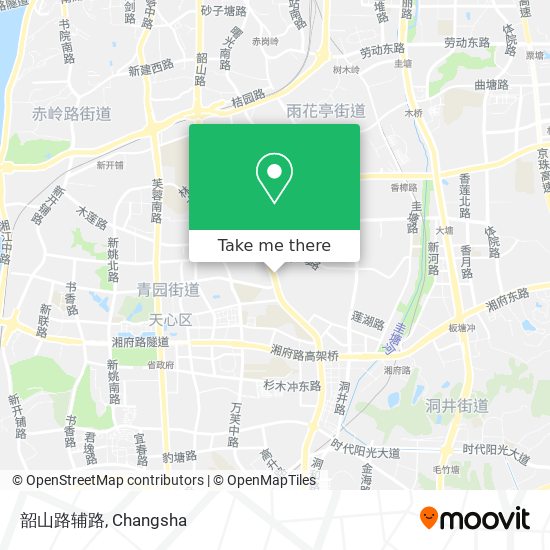 韶山路辅路 map