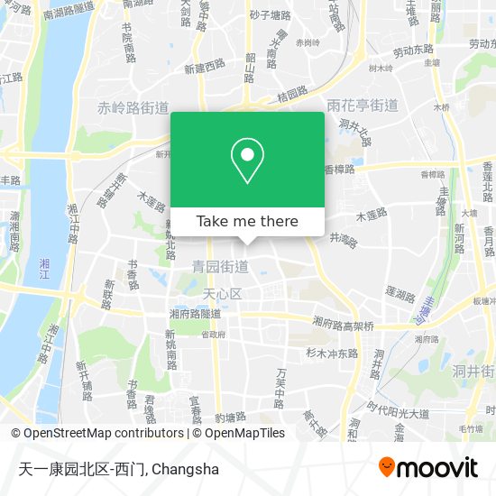 天一康园北区-西门 map