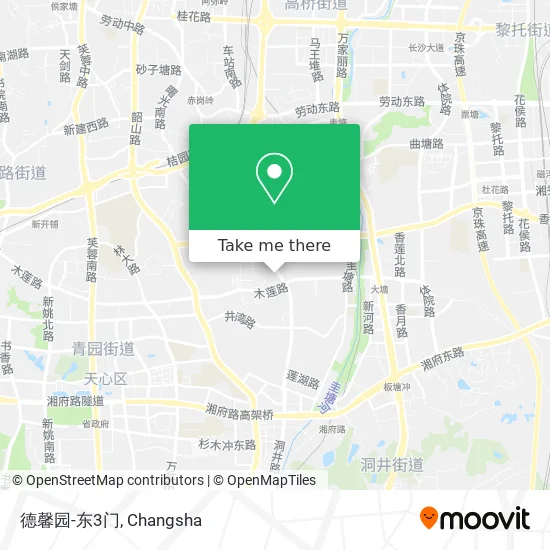 德馨园-东3门 map