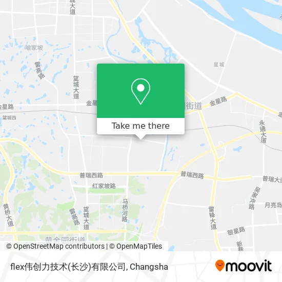 flex伟创力技术(长沙)有限公司 map