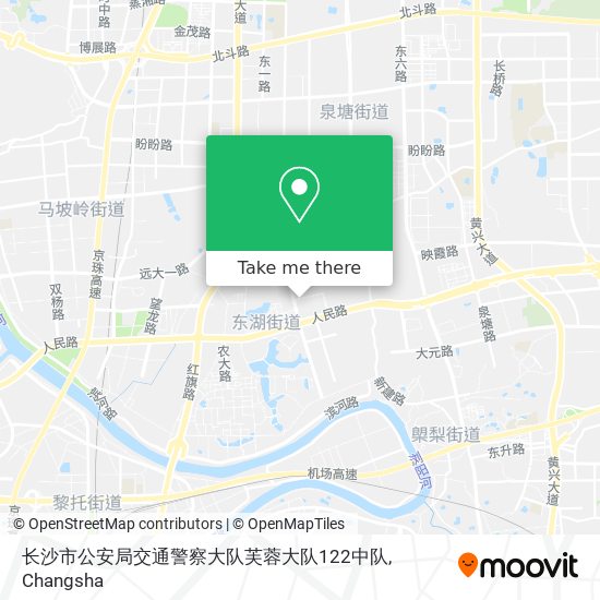 长沙市公安局交通警察大队芙蓉大队122中队 map