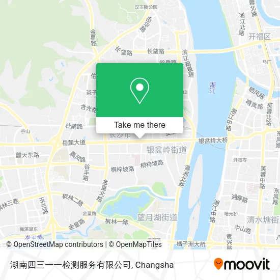 湖南四三一一检测服务有限公司 map