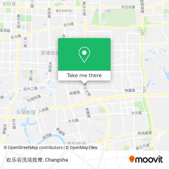 欢乐谷洗浴按摩 map