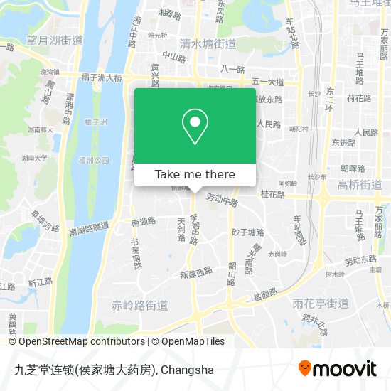 九芝堂连锁(侯家塘大药房) map