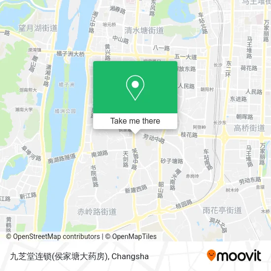 九芝堂连锁(侯家塘大药房) map