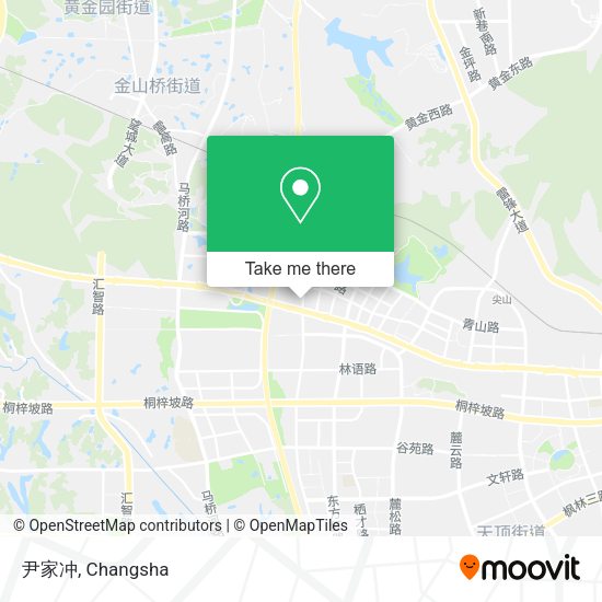 尹家冲 map