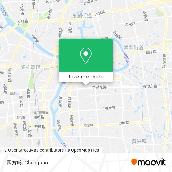 四方岭 map
