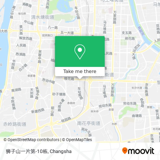 狮子山一片第-10栋 map