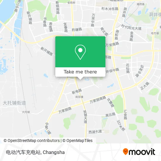 电动汽车充电站 map