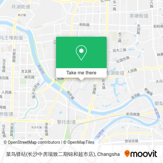 菜鸟驿站(长沙中房瑞致二期锦和超市店) map