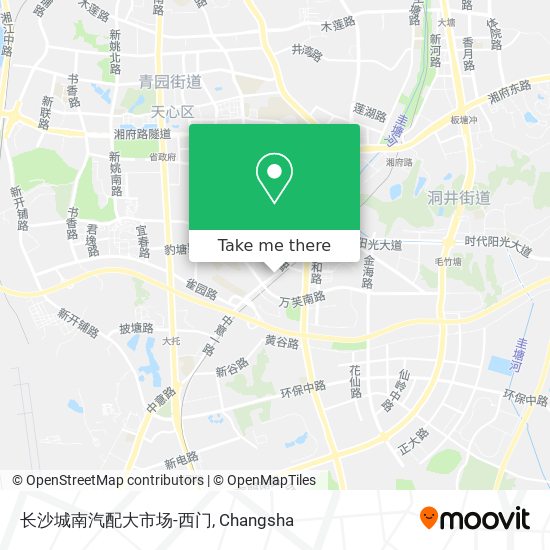 长沙城南汽配大市场-西门 map