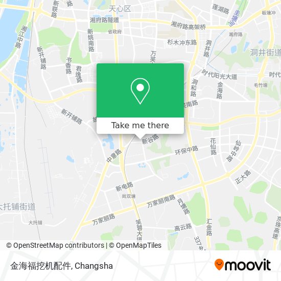金海福挖机配件 map