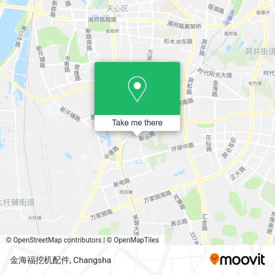 金海福挖机配件 map