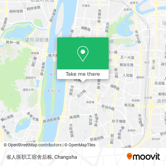 省人医职工宿舍后栋 map