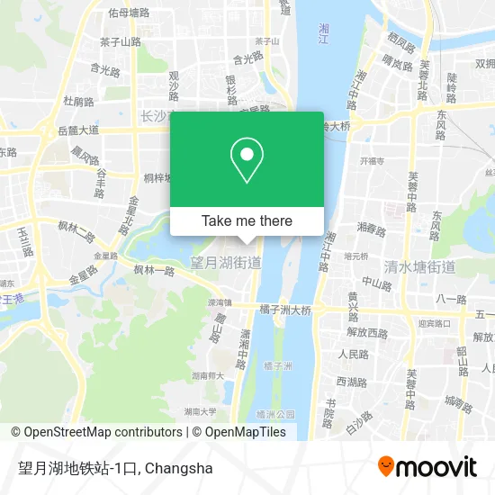 望月湖地铁站-1口 map