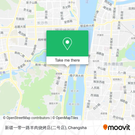 新疆一带一路羊肉烧烤店(二号店) map