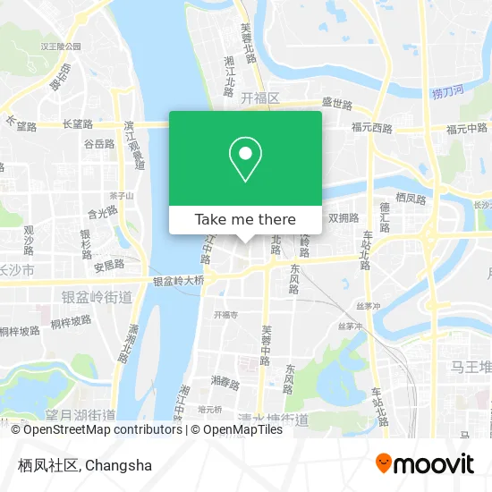 栖凤社区 map
