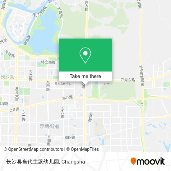 长沙县当代主题幼儿园 map