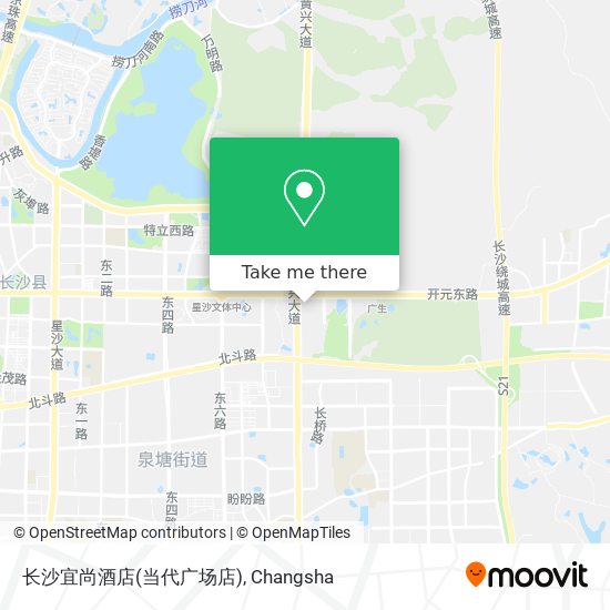 长沙宜尚酒店(当代广场店) map