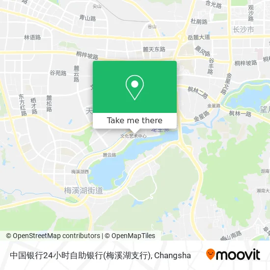 中国银行24小时自助银行(梅溪湖支行) map