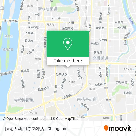 恒瑞大酒店(赤岗冲店) map