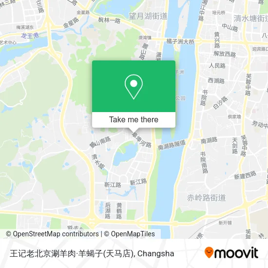 王记老北京涮羊肉·羊蝎子(天马店) map