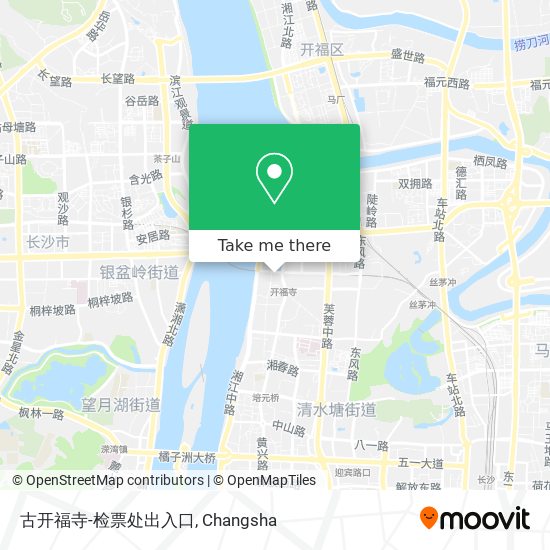古开福寺-检票处出入口 map