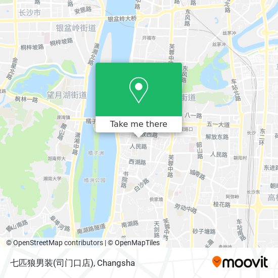 七匹狼男装(司门口店) map