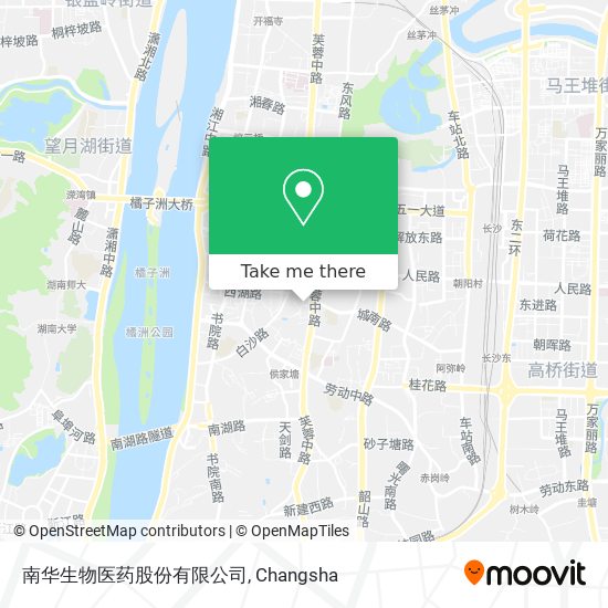南华生物医药股份有限公司 map