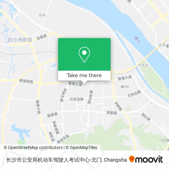 长沙市公安局机动车驾驶人考试中心-北门 map