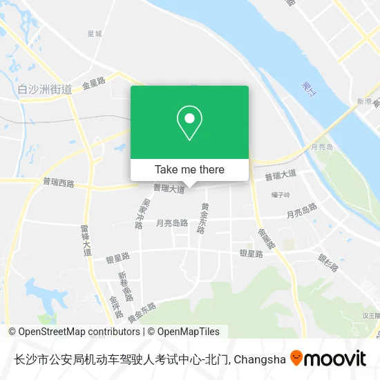 长沙市公安局机动车驾驶人考试中心-北门 map