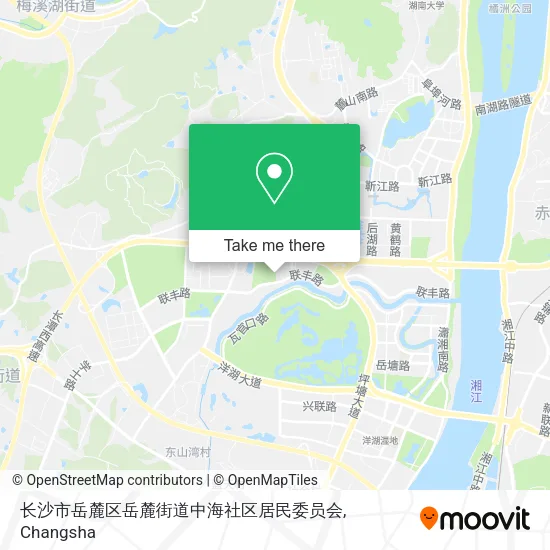 长沙市岳麓区岳麓街道中海社区居民委员会 map