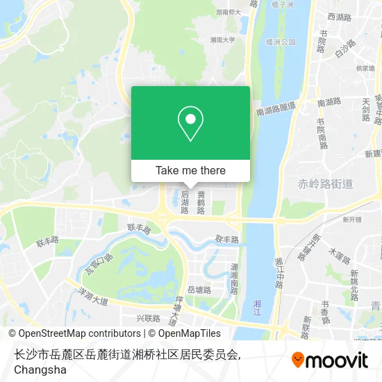 长沙市岳麓区岳麓街道湘桥社区居民委员会 map