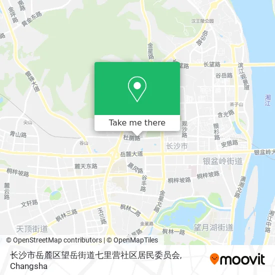 长沙市岳麓区望岳街道七里营社区居民委员会 map