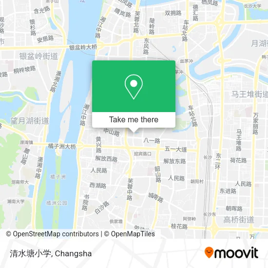 清水塘小学 map
