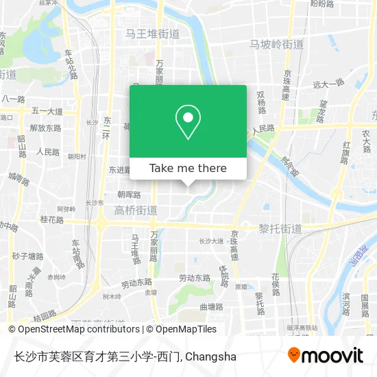 长沙市芙蓉区育才第三小学-西门 map