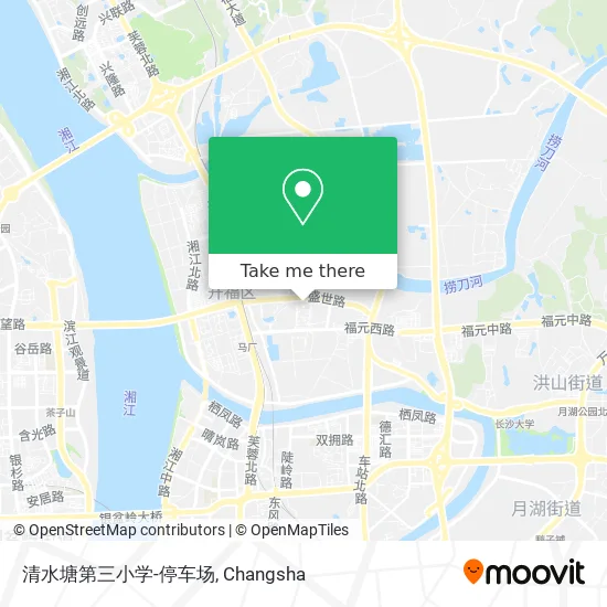 清水塘第三小学-停车场 map