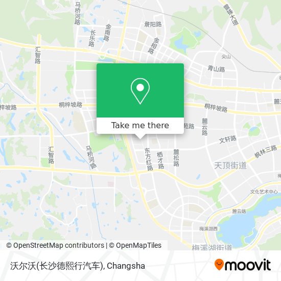 沃尔沃(长沙德熙行汽车) map