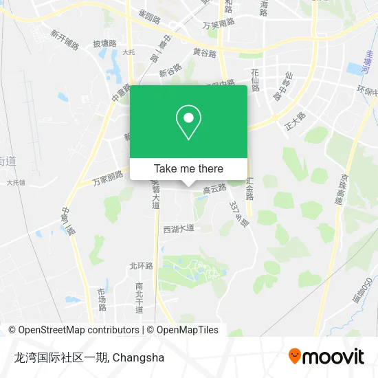龙湾国际社区一期 map