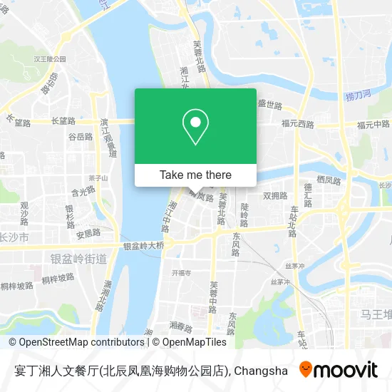 宴丁湘人文餐厅(北辰凤凰海购物公园店) map