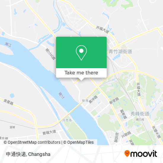 申通快递 map