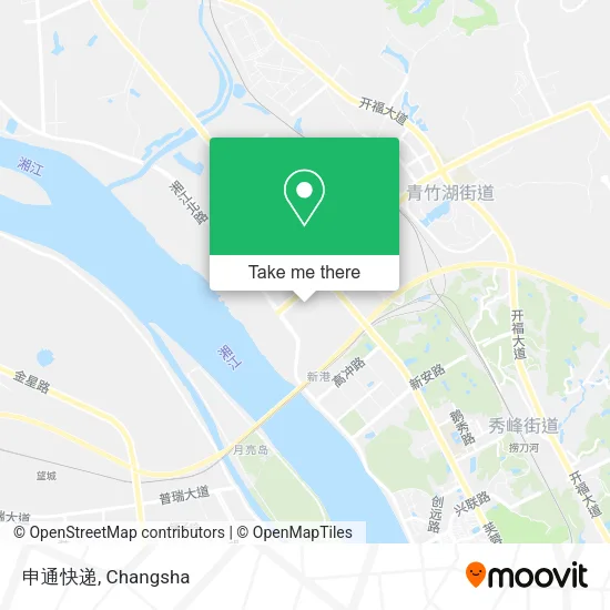 申通快递 map