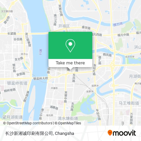 长沙新湘诚印刷有限公司 map