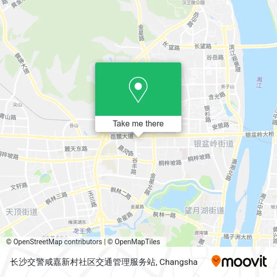 长沙交警咸嘉新村社区交通管理服务站 map