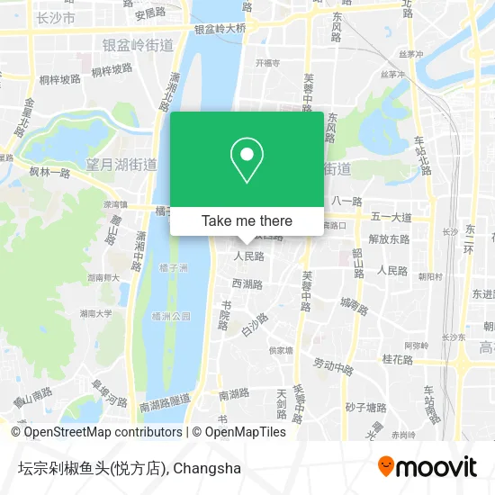 坛宗剁椒鱼头(悦方店) map