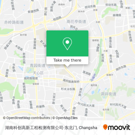 湖南科创高新工程检测有限公司-东北门 map