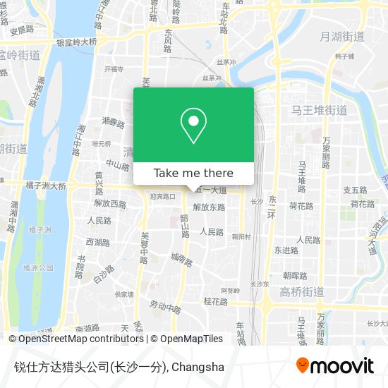 锐仕方达猎头公司(长沙一分) map