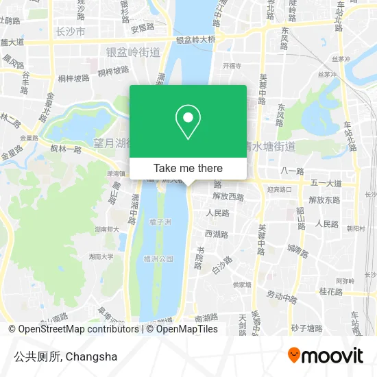 公共厕所 map