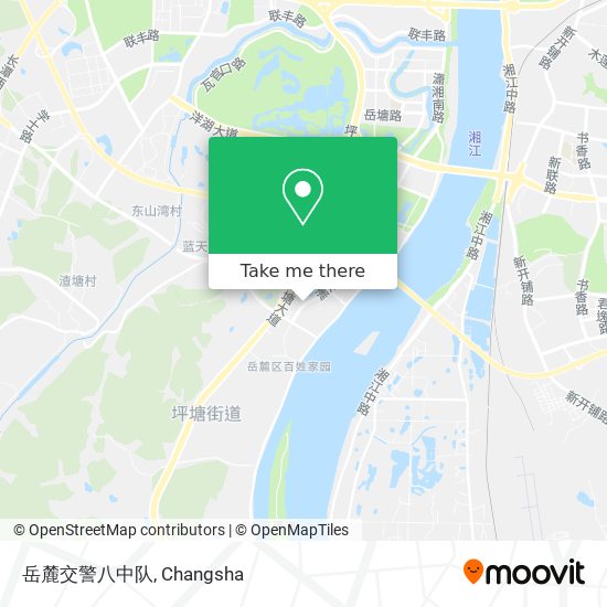 岳麓交警八中队 map