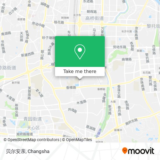 贝尔安亲 map